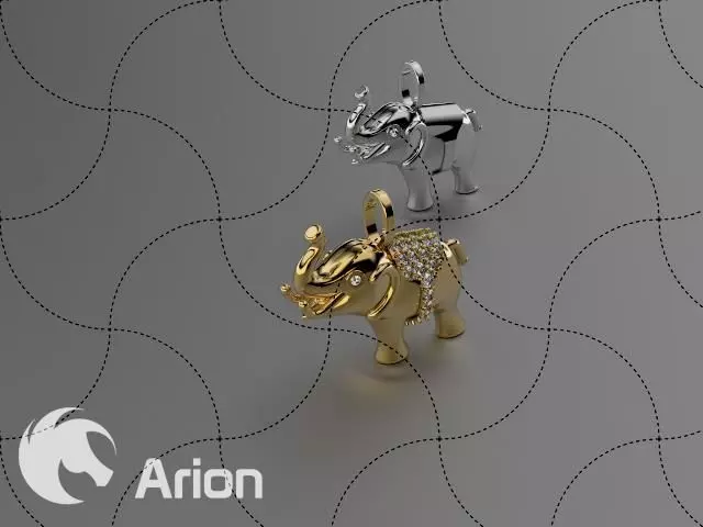 Very Cute Elephant Pendants 3D print model