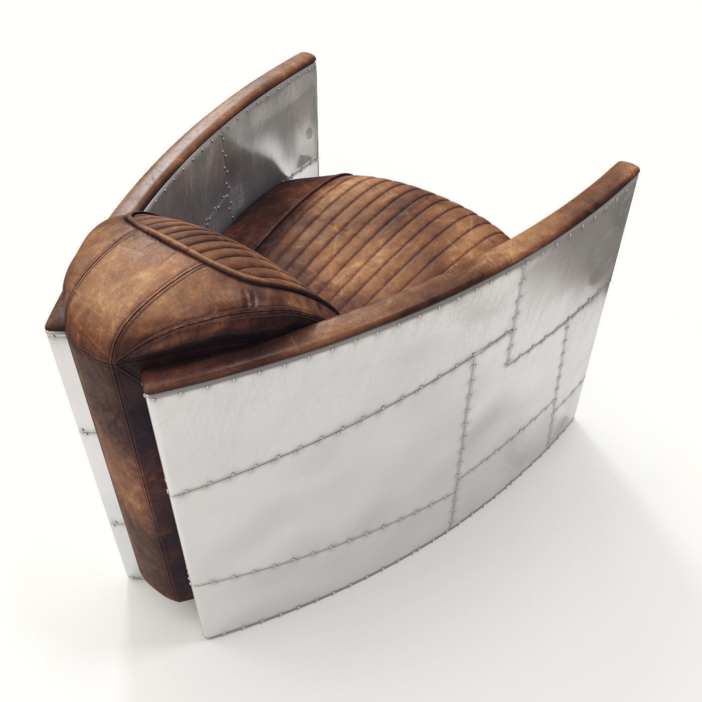 Aviator chair 3D model_2