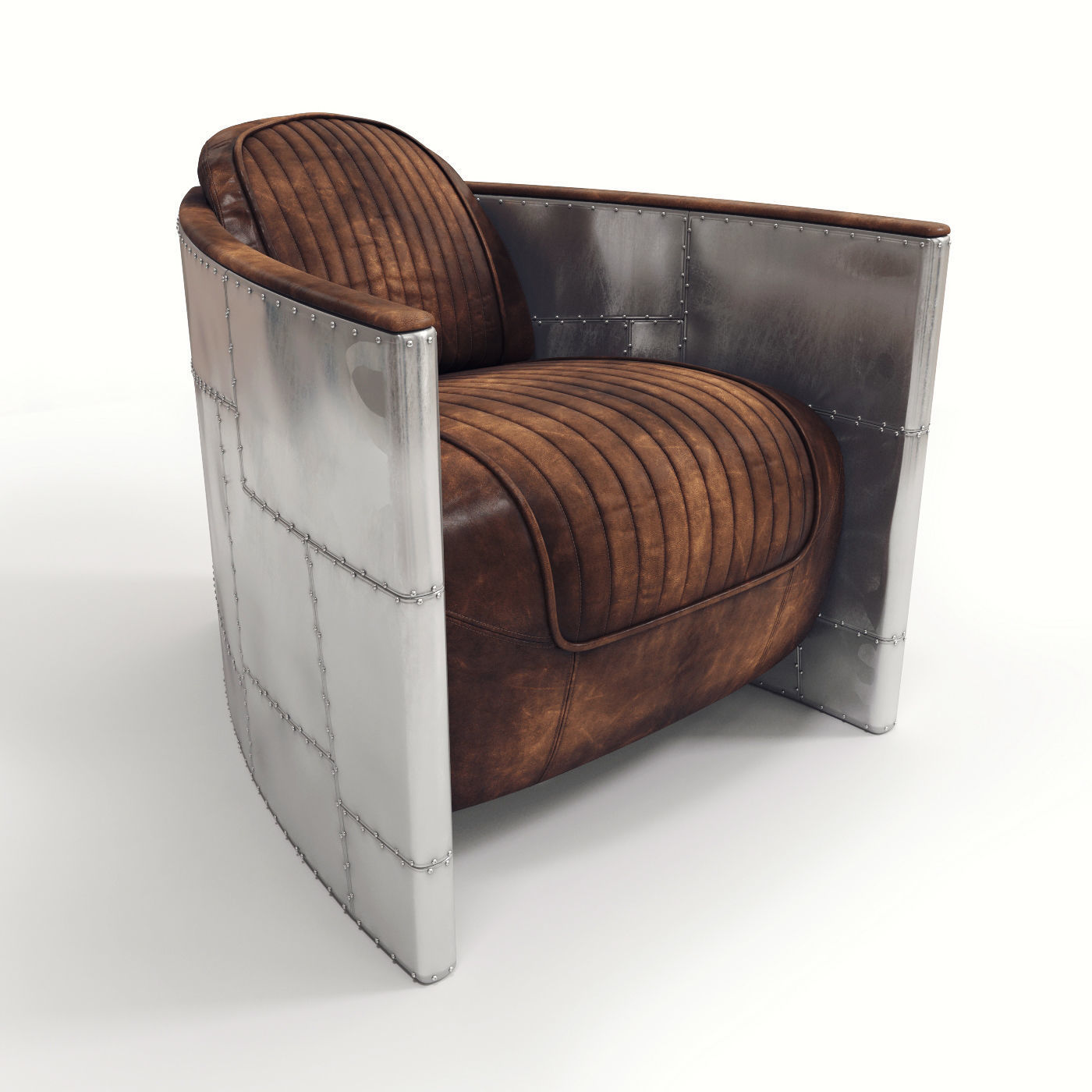 Aviator chair 3D model_3