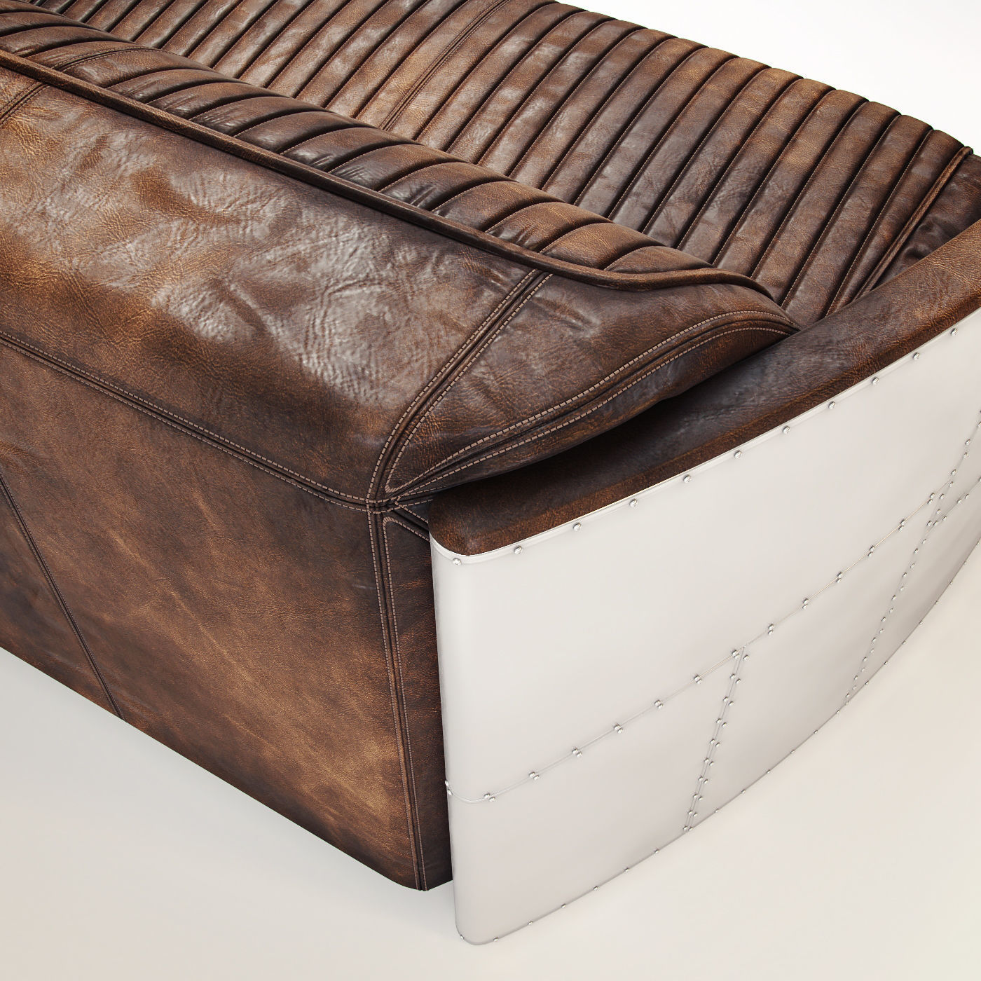 Aviator sofa 3D model_1