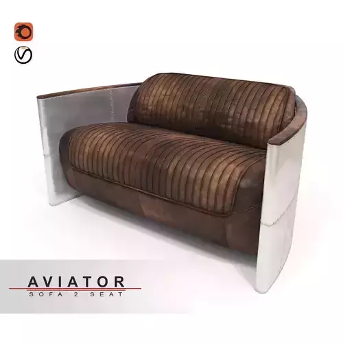 Aviator sofa 3D model