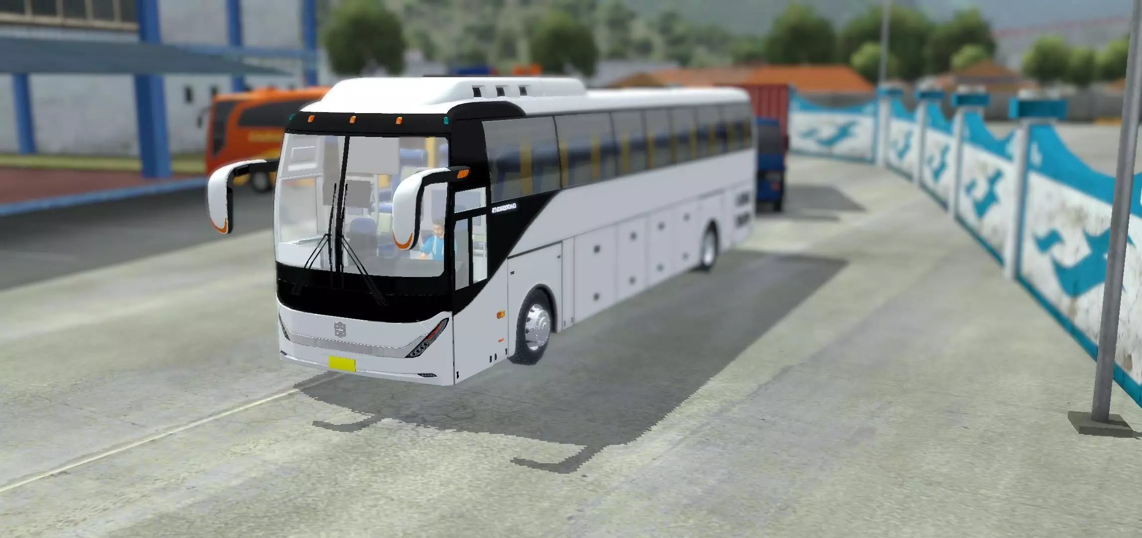 H12 Zhongtong Bus Model Low-poly 3D model_0