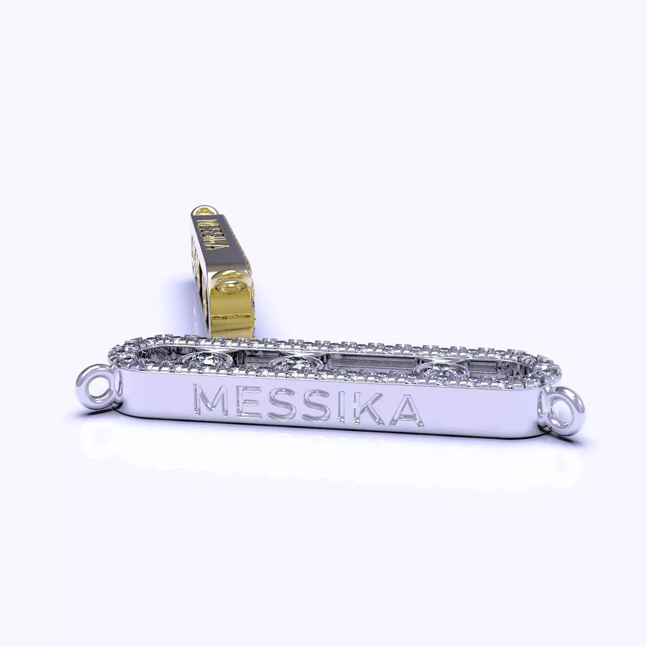 Messika pendant 3D print model_2