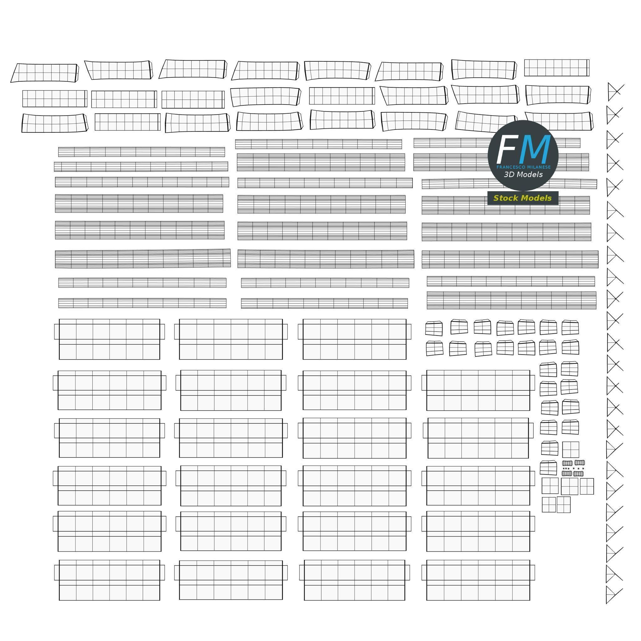 Wooden bridge 3D model_11