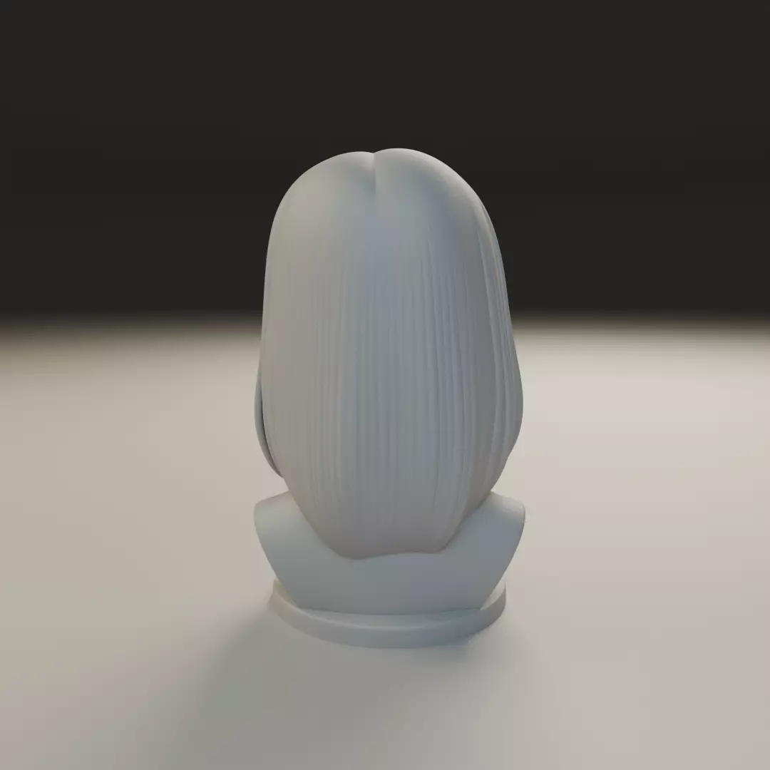 bust of woman 3D print model_5