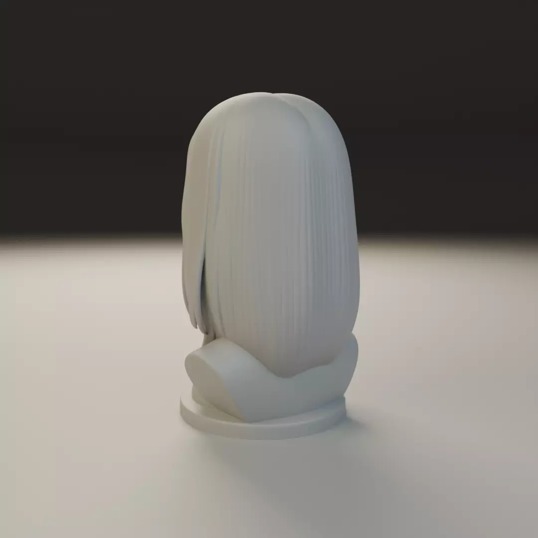 bust of woman 3D print model_7