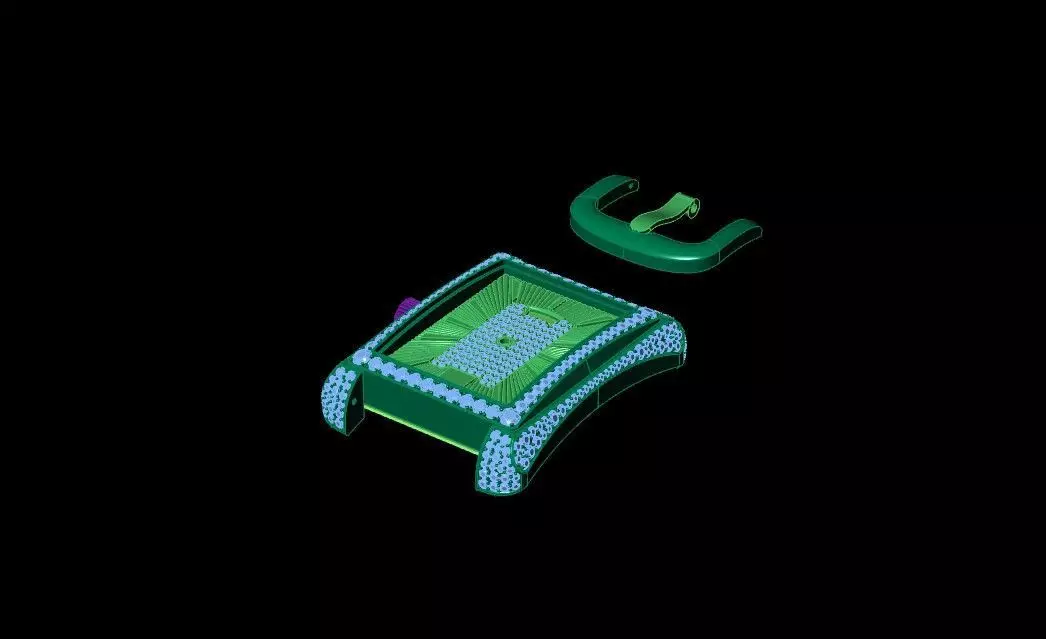 Emerald Majesty The Royal Timepiece 3D print model_19