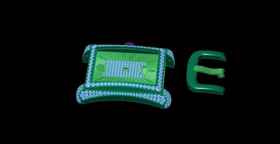 Emerald Majesty The Royal Timepiece 3D print model_18