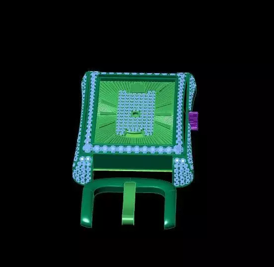 Emerald Majesty The Royal Timepiece 3D print model_17