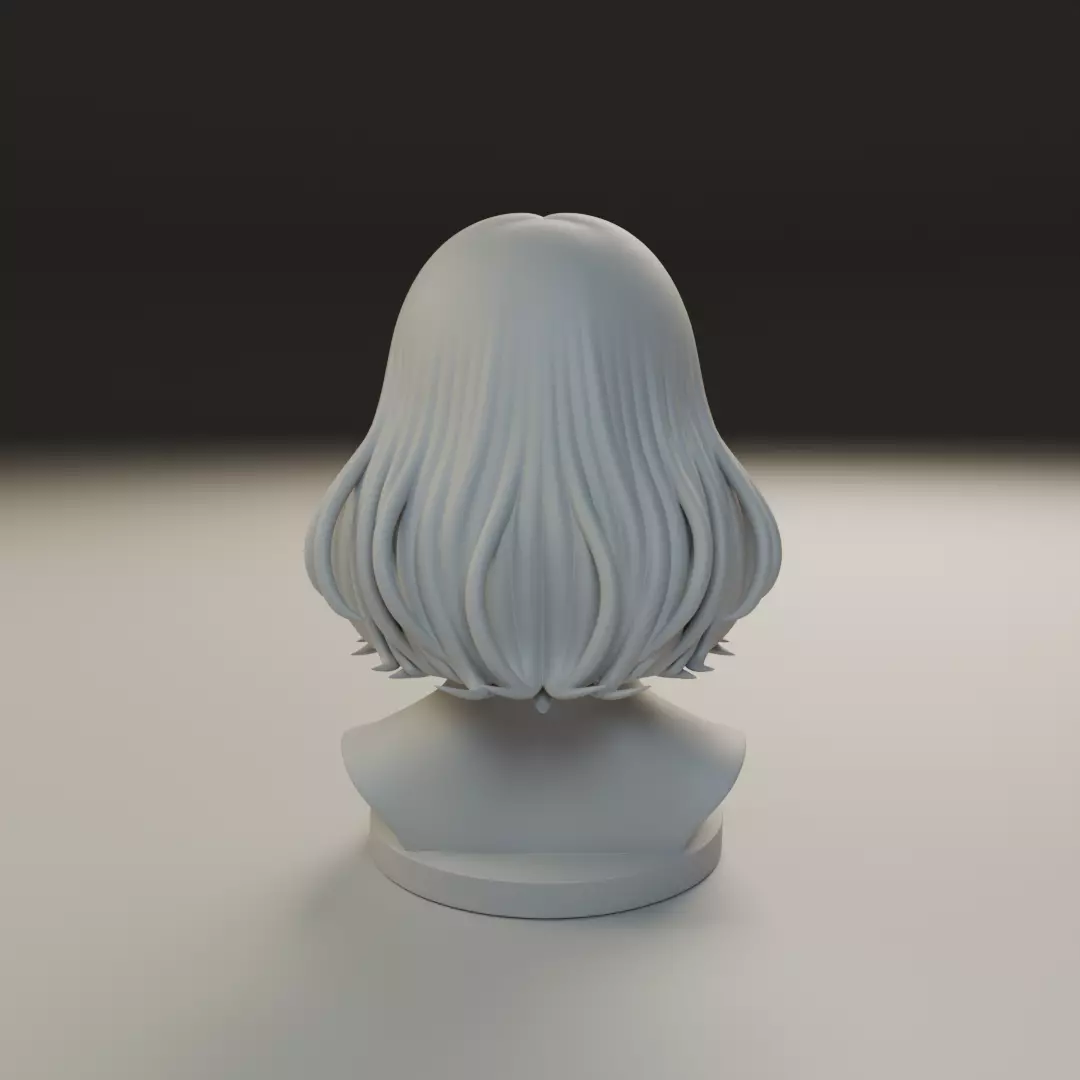 bust of woman 3D print model_5