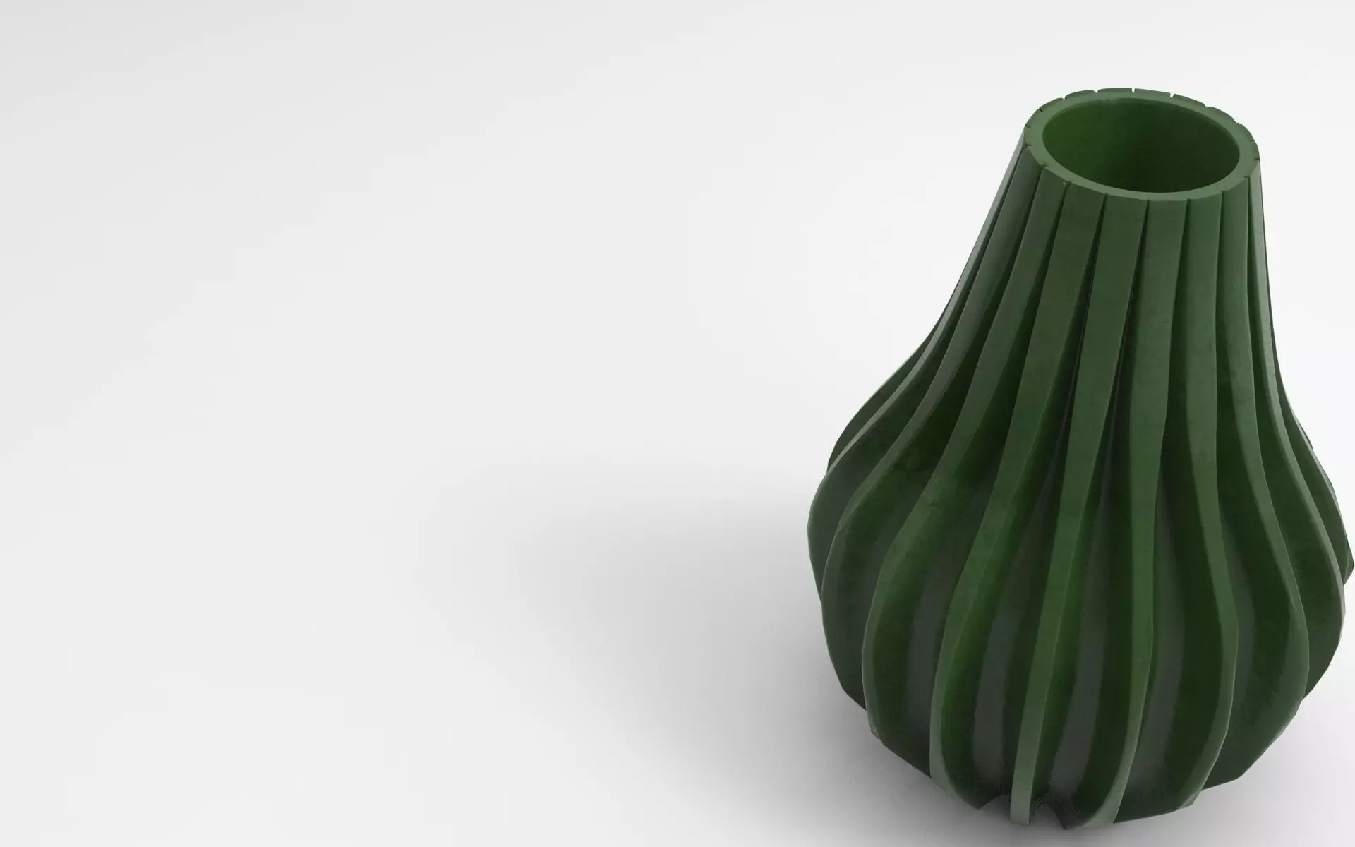 Mun Vase Low-poly 3D model_2