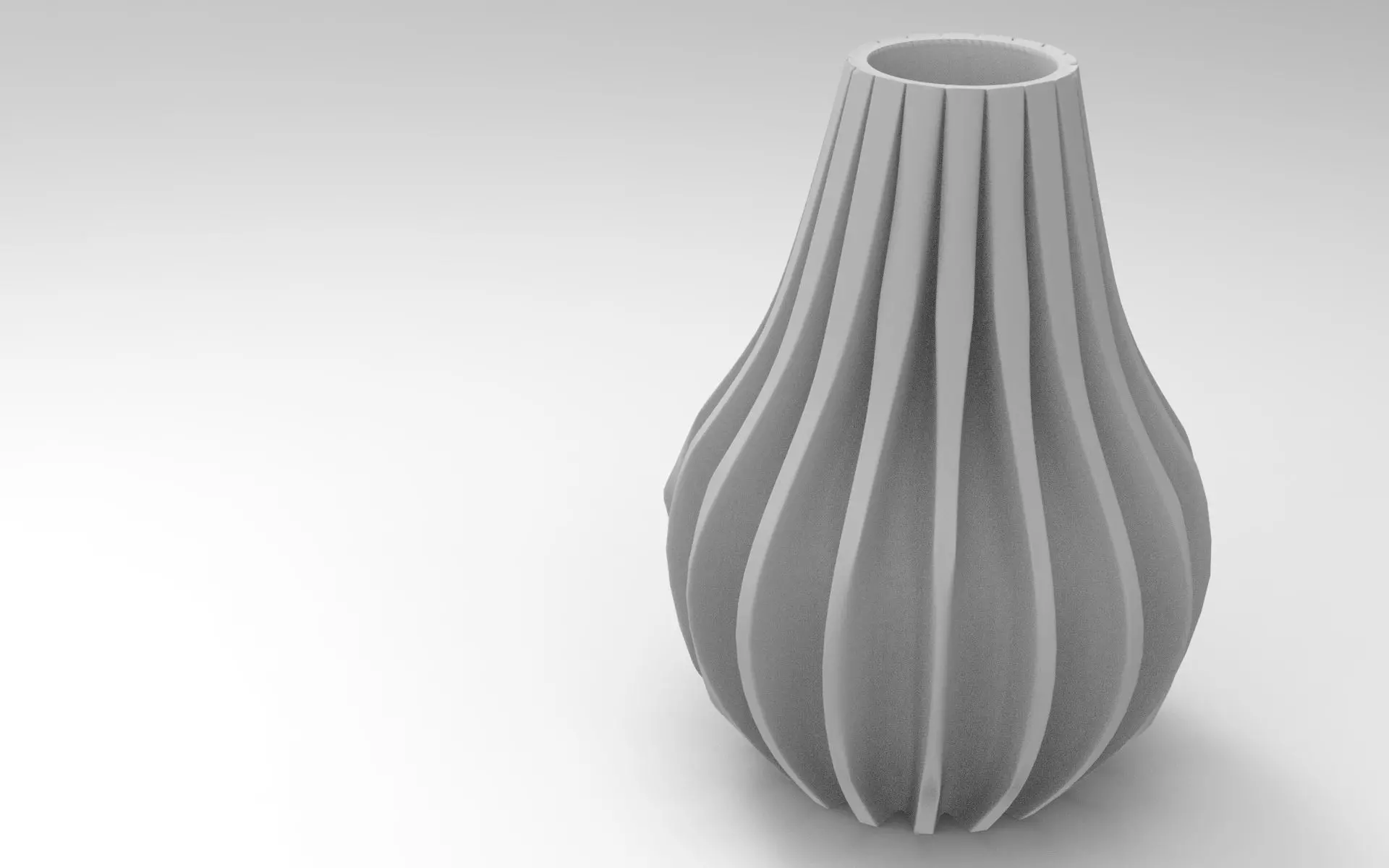 Mun Vase Low-poly 3D model_7