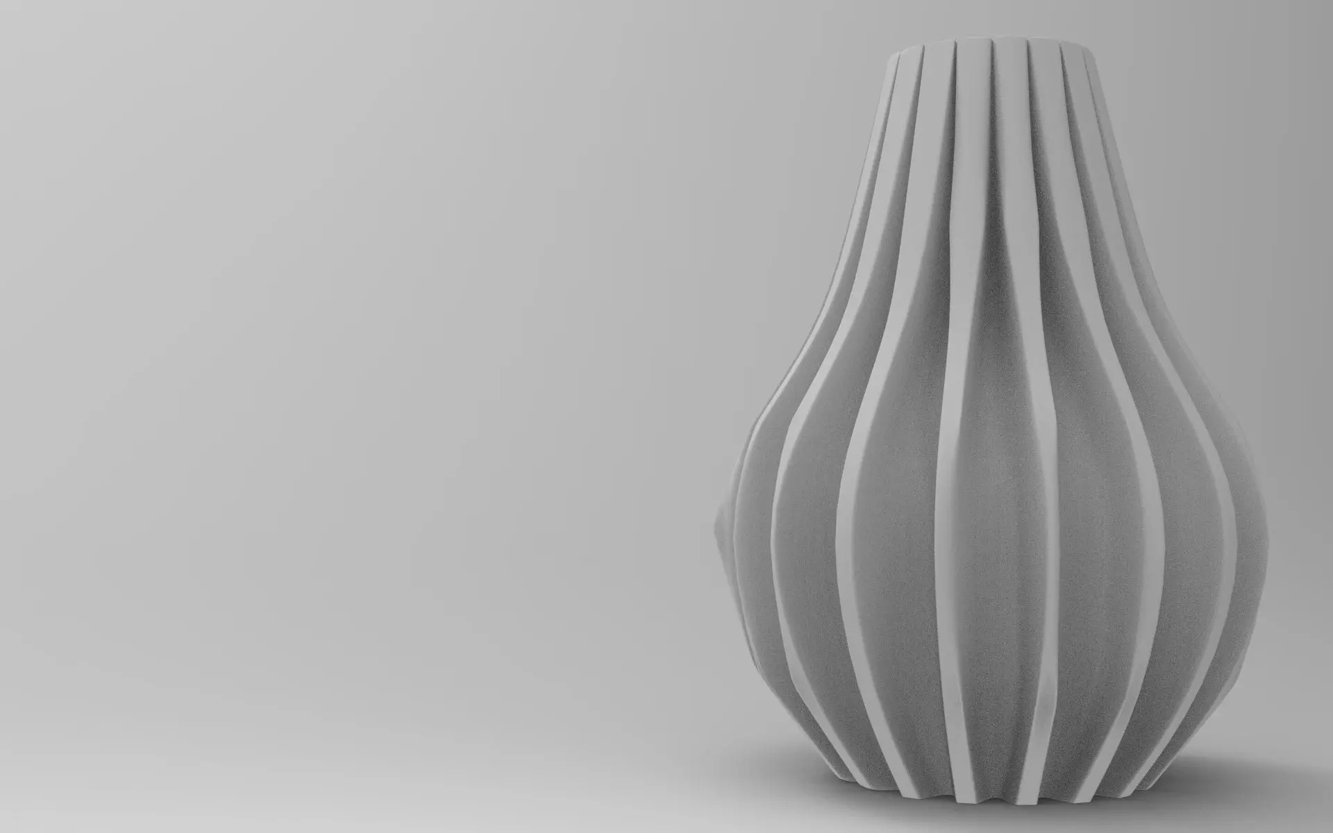 Mun Vase Low-poly 3D model_8