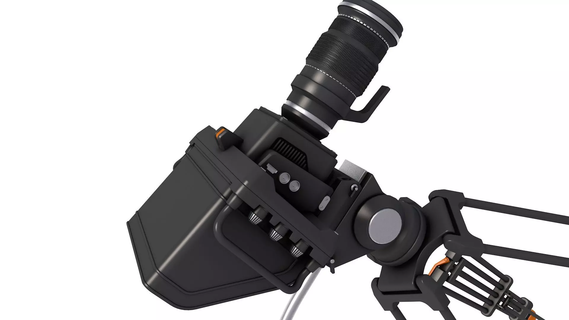 TV Studio Camera 3D model_1