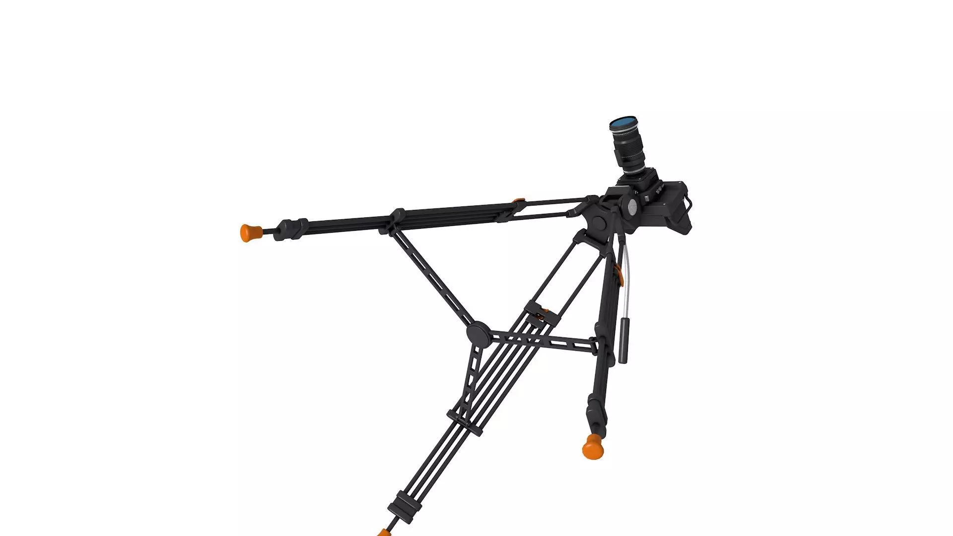 TV Studio Camera 3D model_6