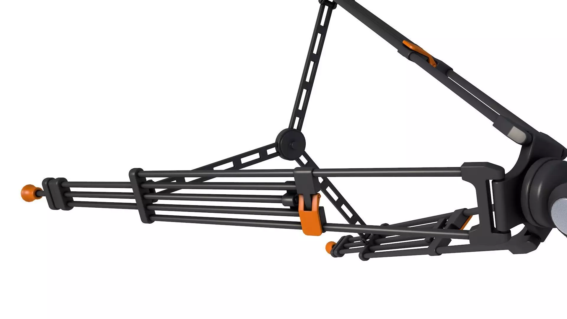 TV Studio Camera 3D model_5