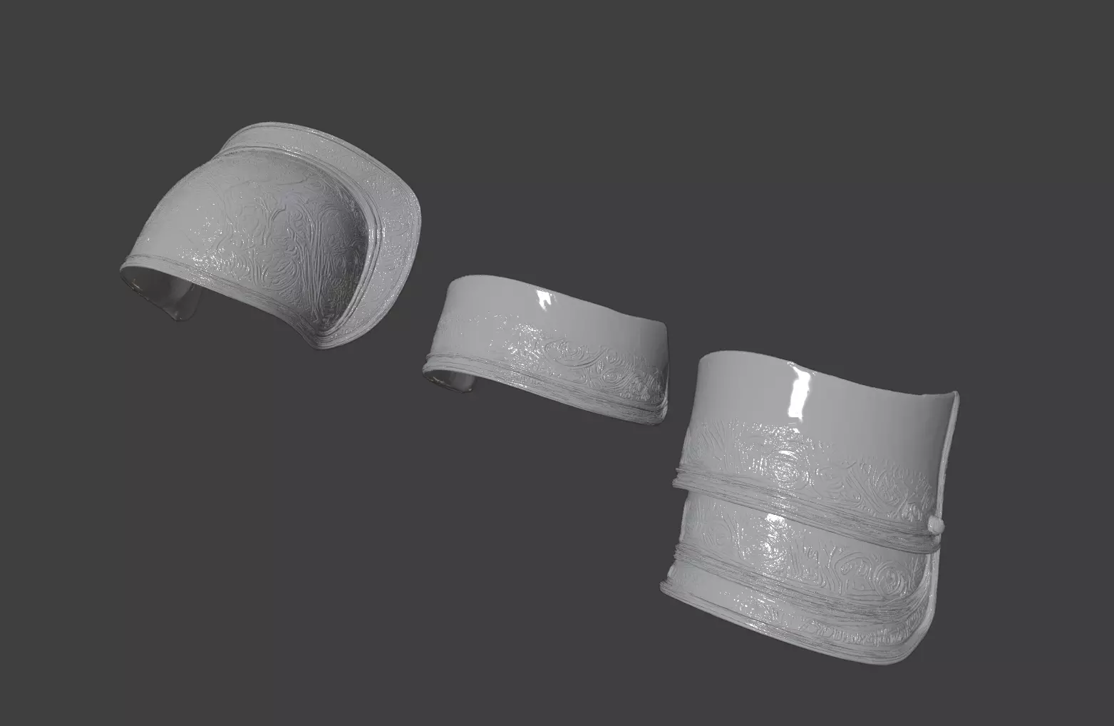 MEDIEVAL SHOULDER PADS 3D print model_10