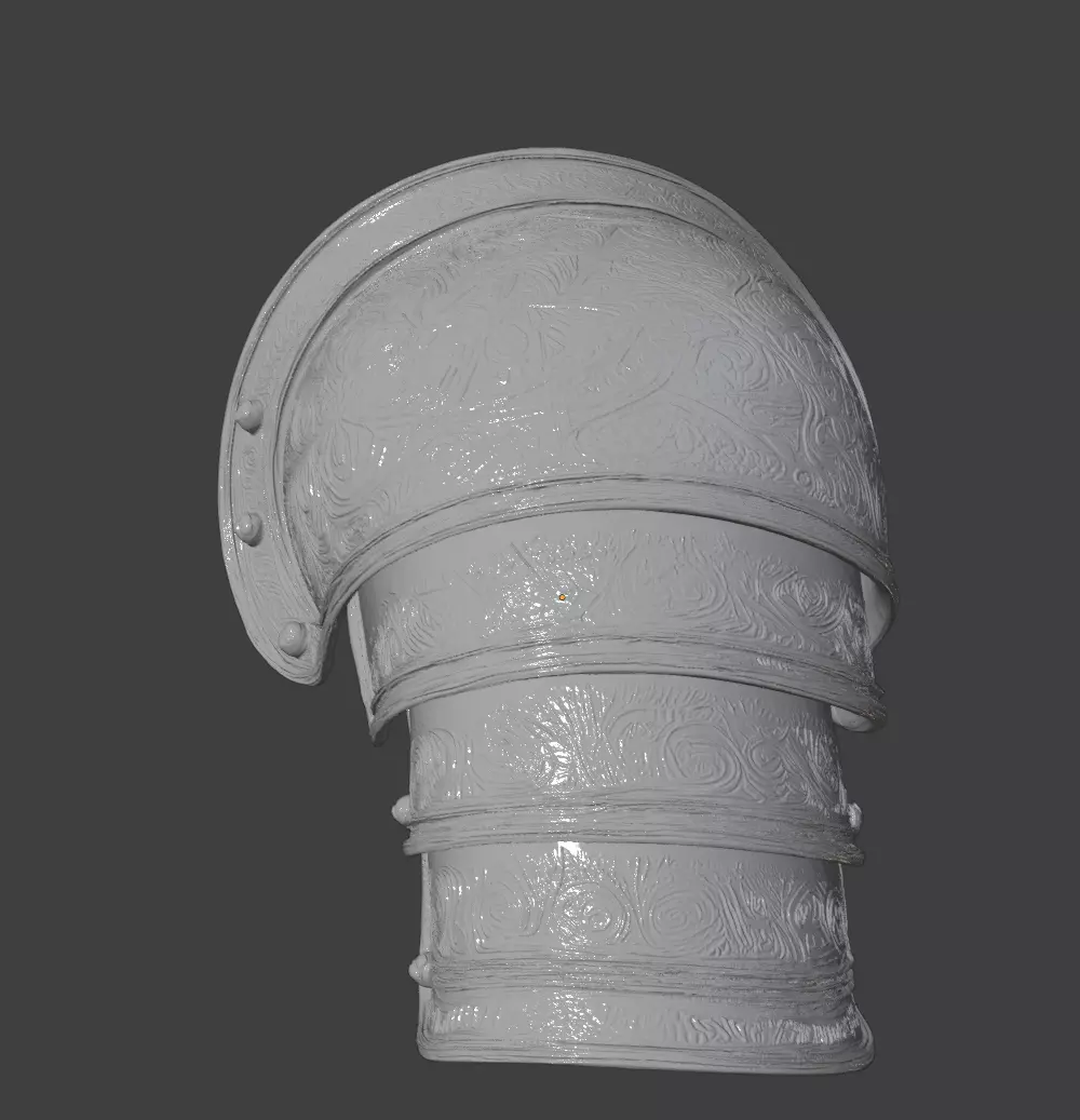 MEDIEVAL SHOULDER PADS 3D print model_7