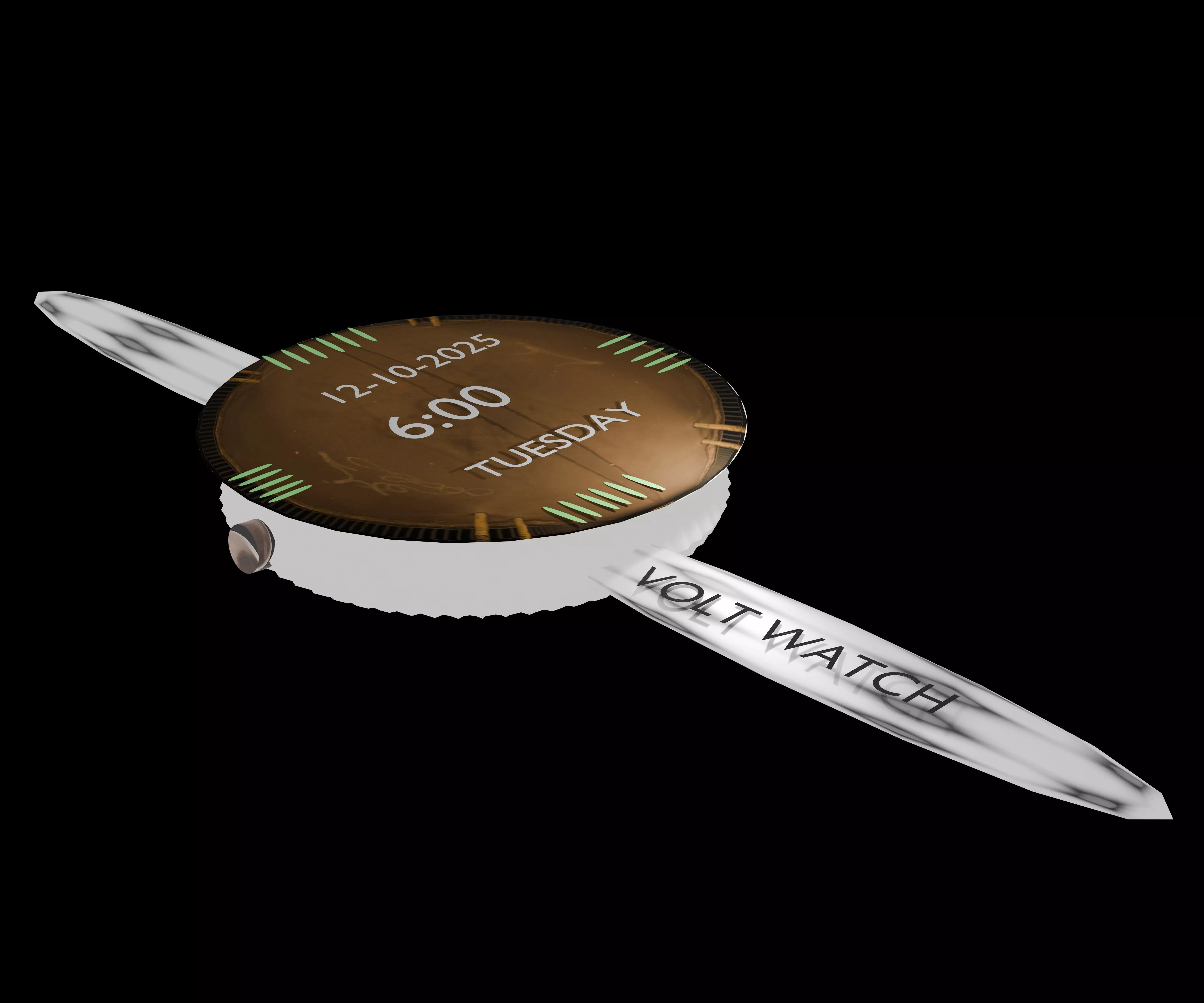 3D Smart Watch Realistic Modern Wearable Device 3D model