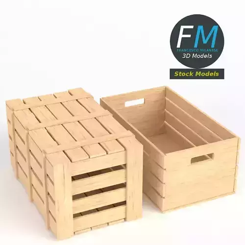 Wooden crates