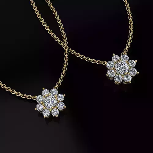 Flower Pendants  Big and Small