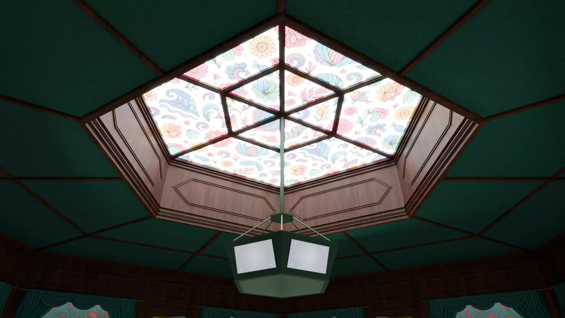 Squid Game VIP Dining Room 3D model_5