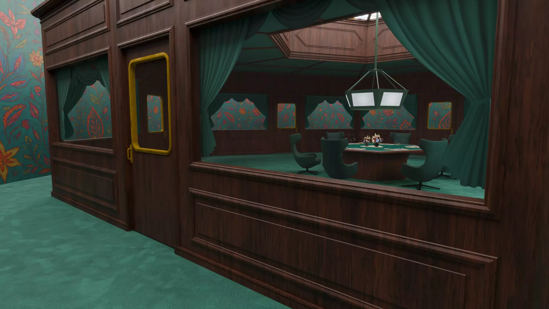 Squid Game VIP Dining Room 3D model_6