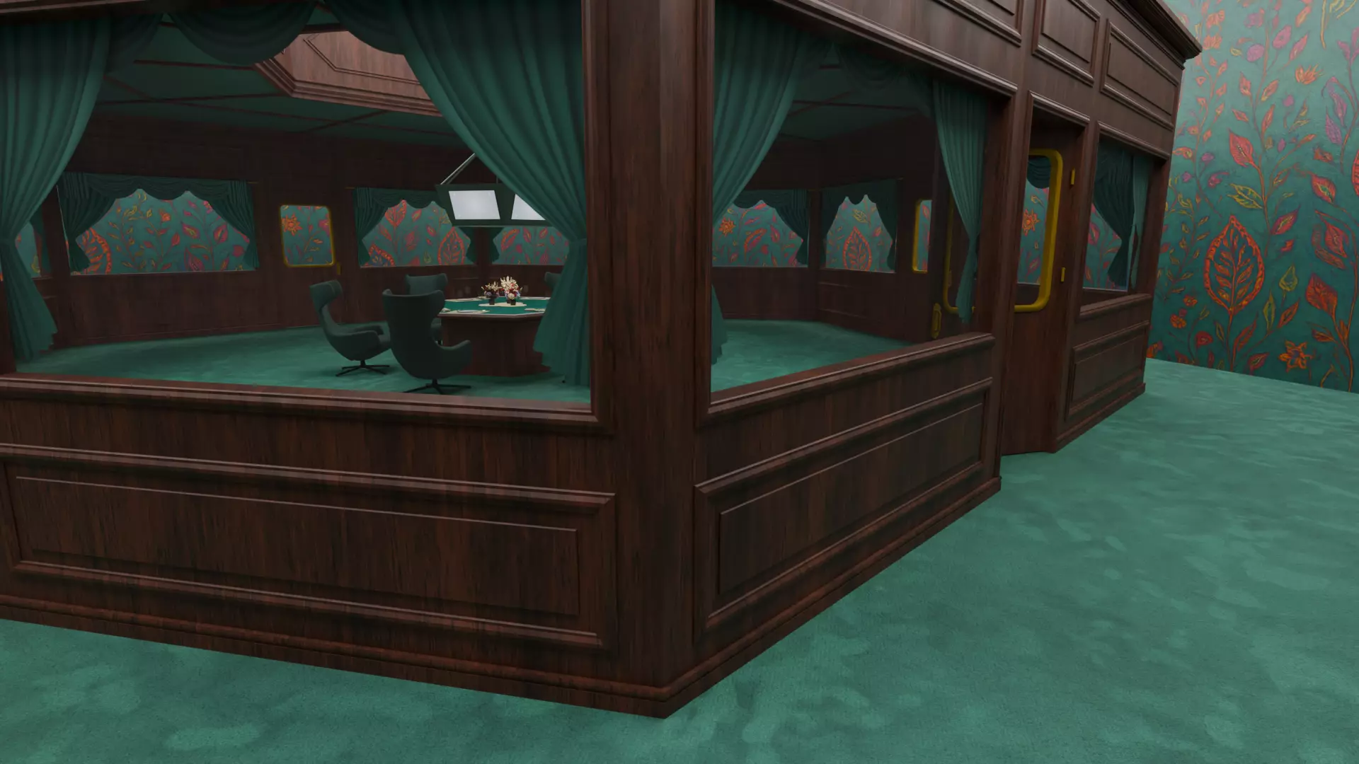 Squid Game VIP Dining Room 3D model_7
