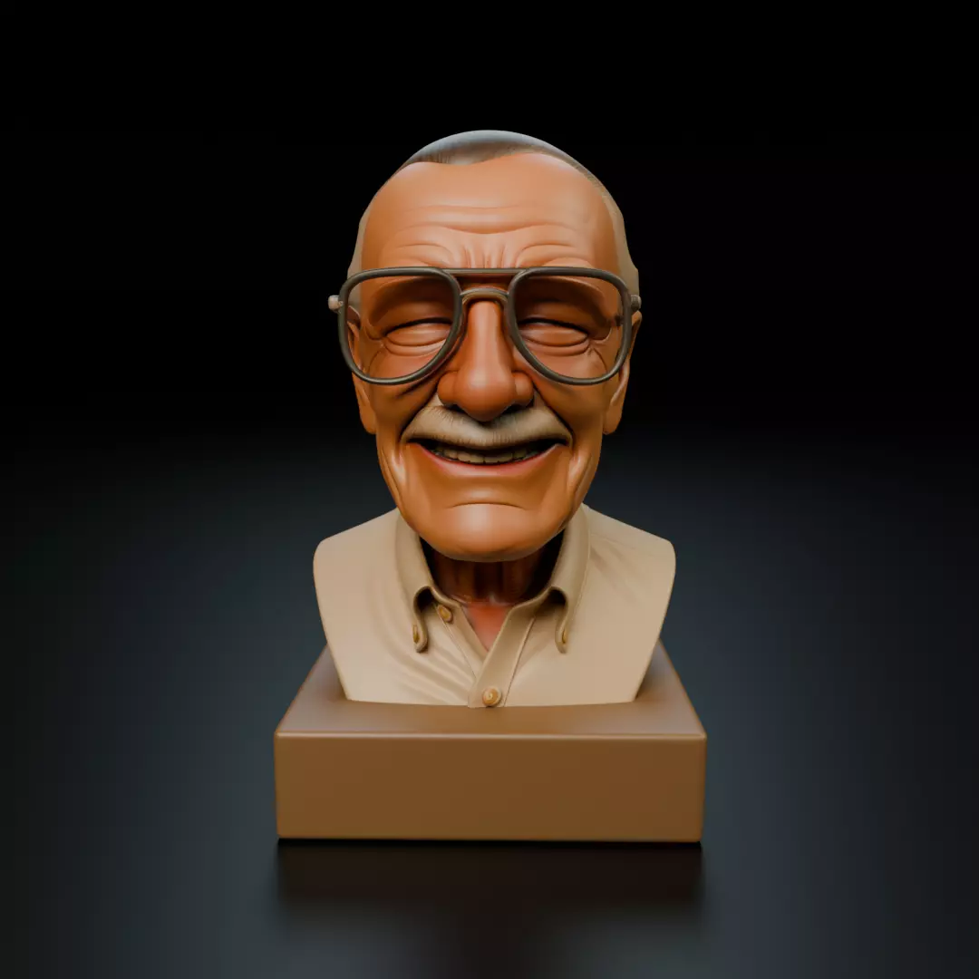 Stan Lee 3D print model_16