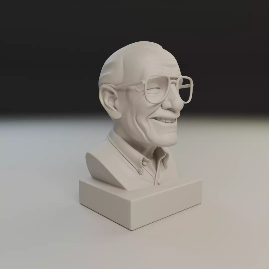 Stan Lee 3D print model_11