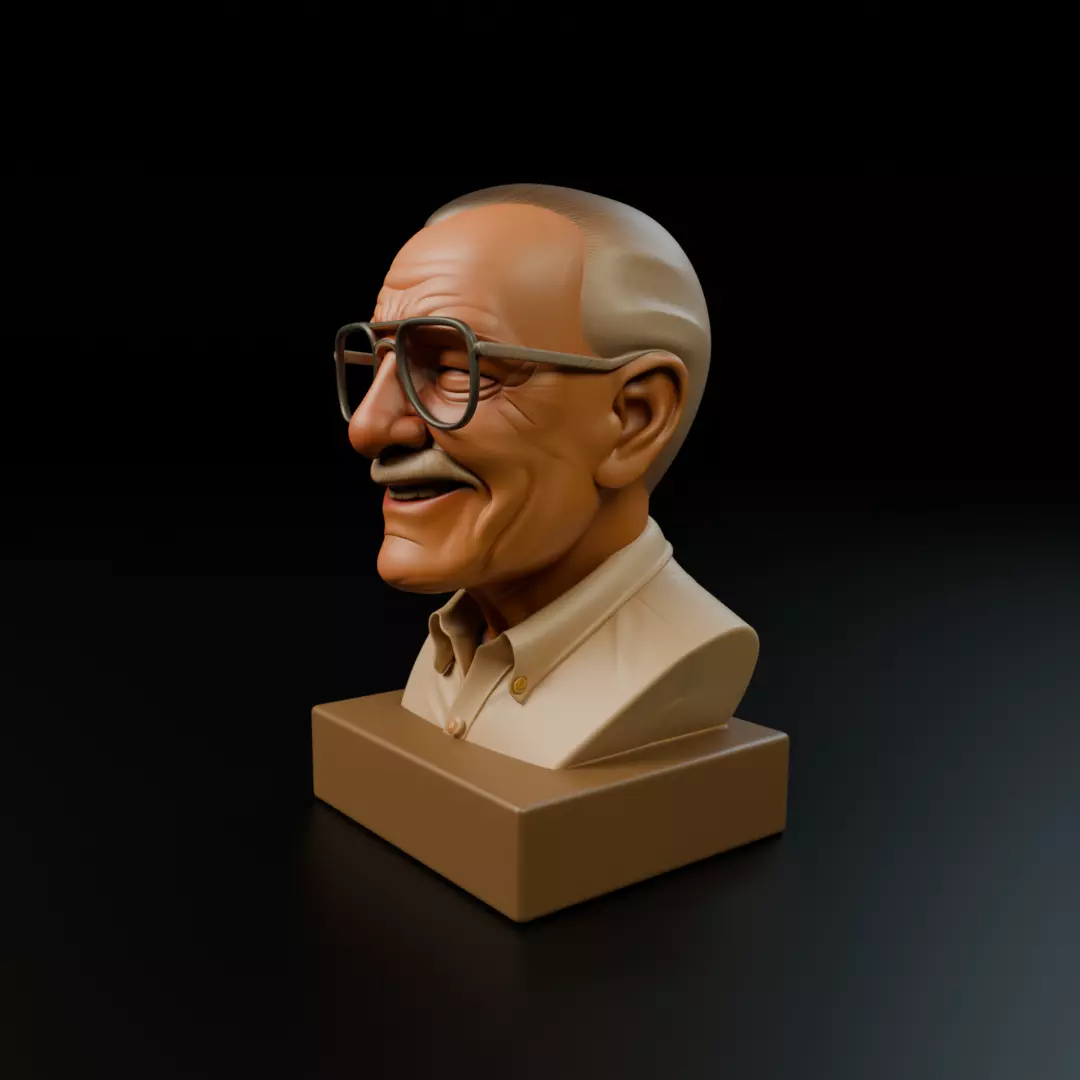 Stan Lee 3D print model_10