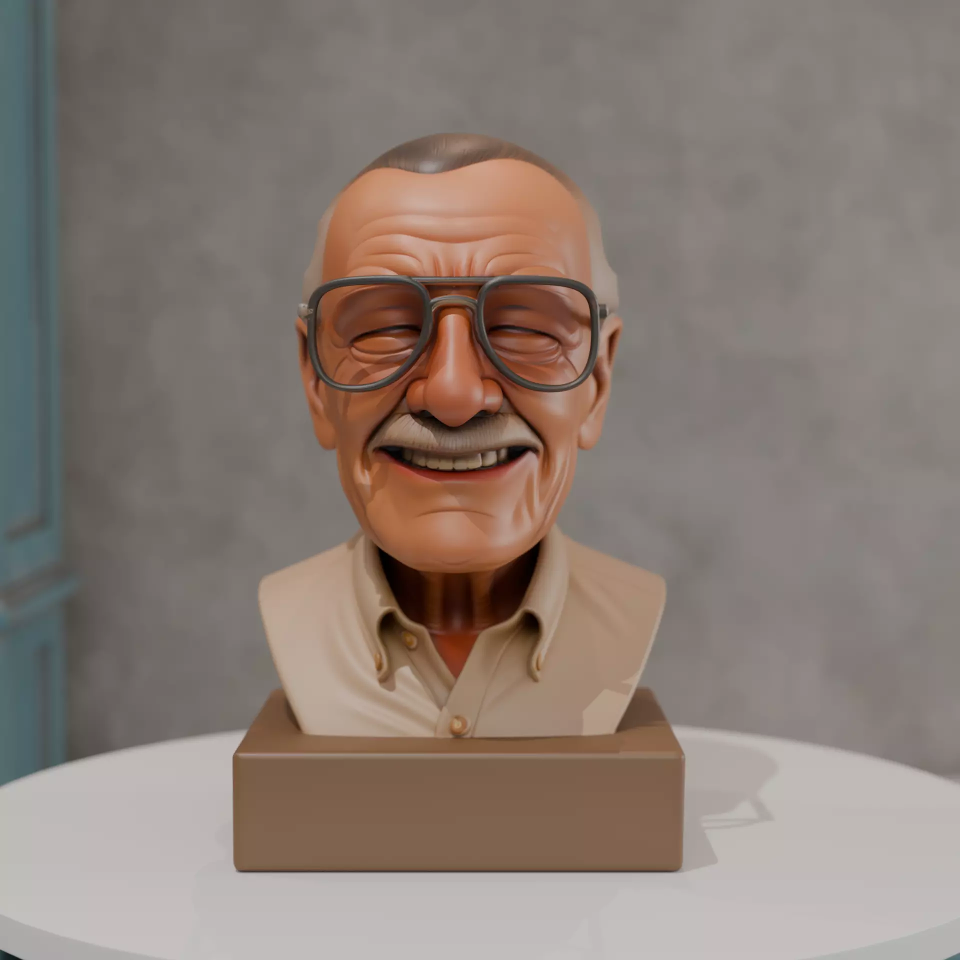 Stan Lee 3D print model_0