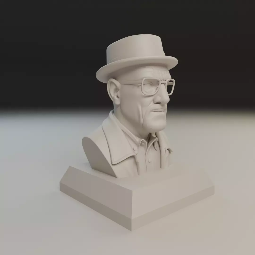 Walter White 3D print model_12