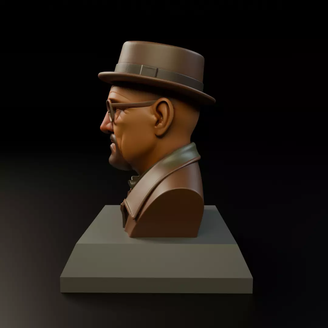 Walter White 3D print model_3