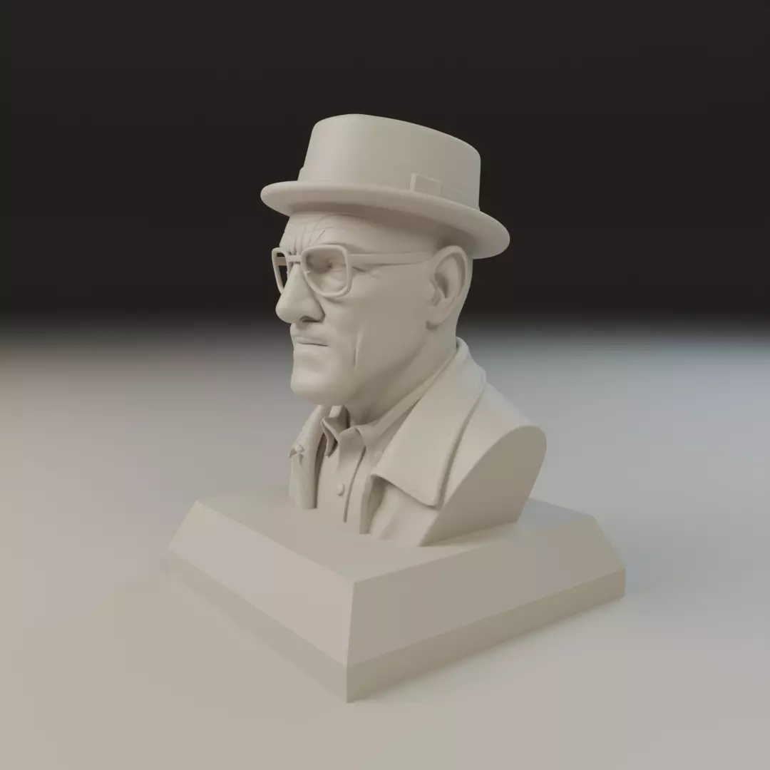 Walter White 3D print model_10