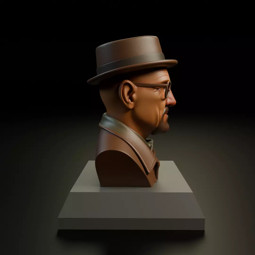Walter White 3D print model_1