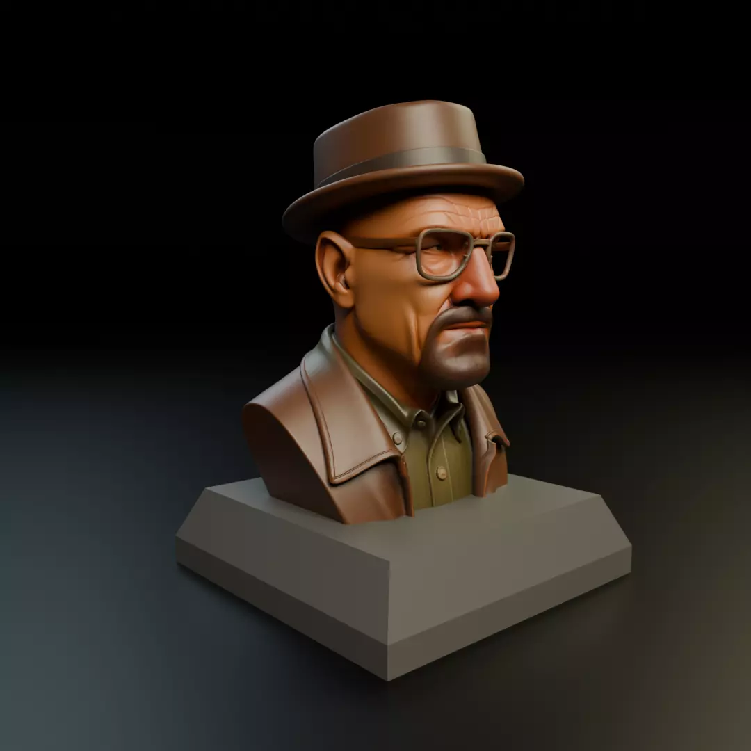 Walter White 3D print model_11