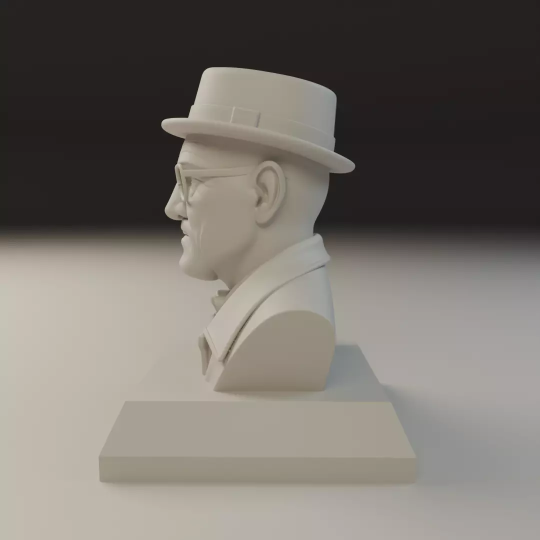 Walter White 3D print model_4