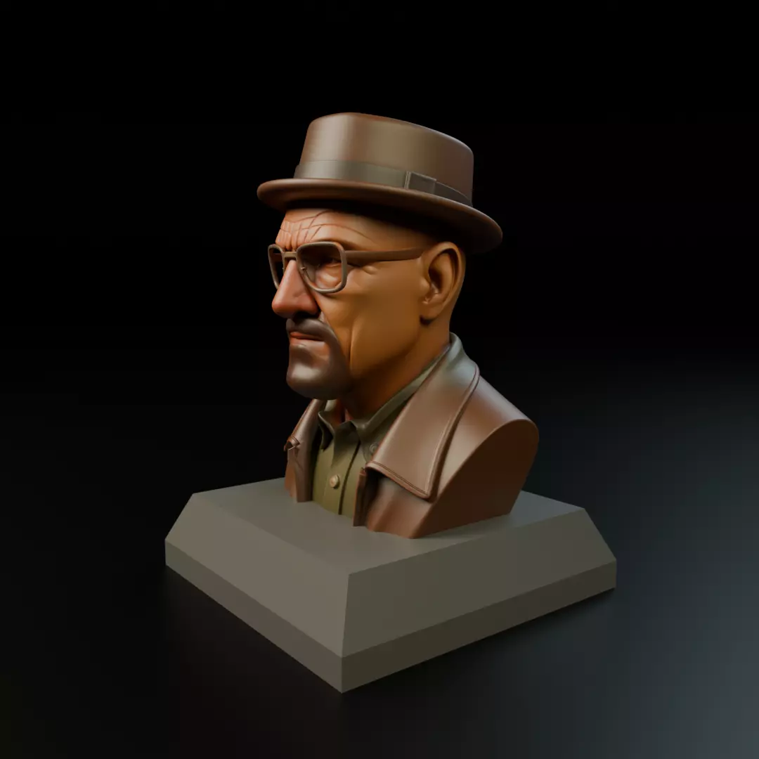 Walter White 3D print model_9
