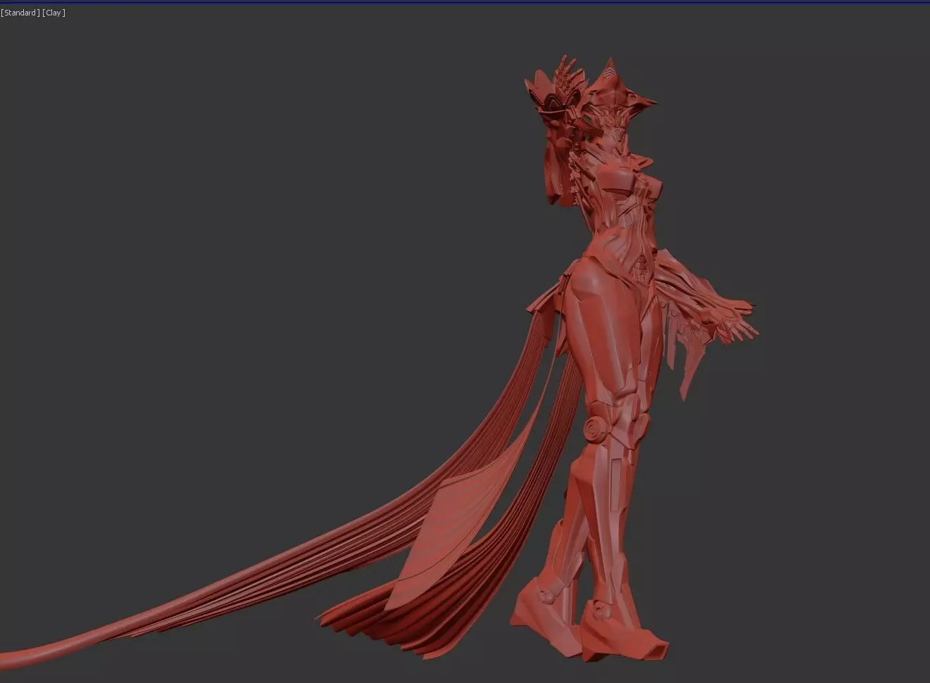 Celestia Prime The Mecha Goddess of Light 3D model_3