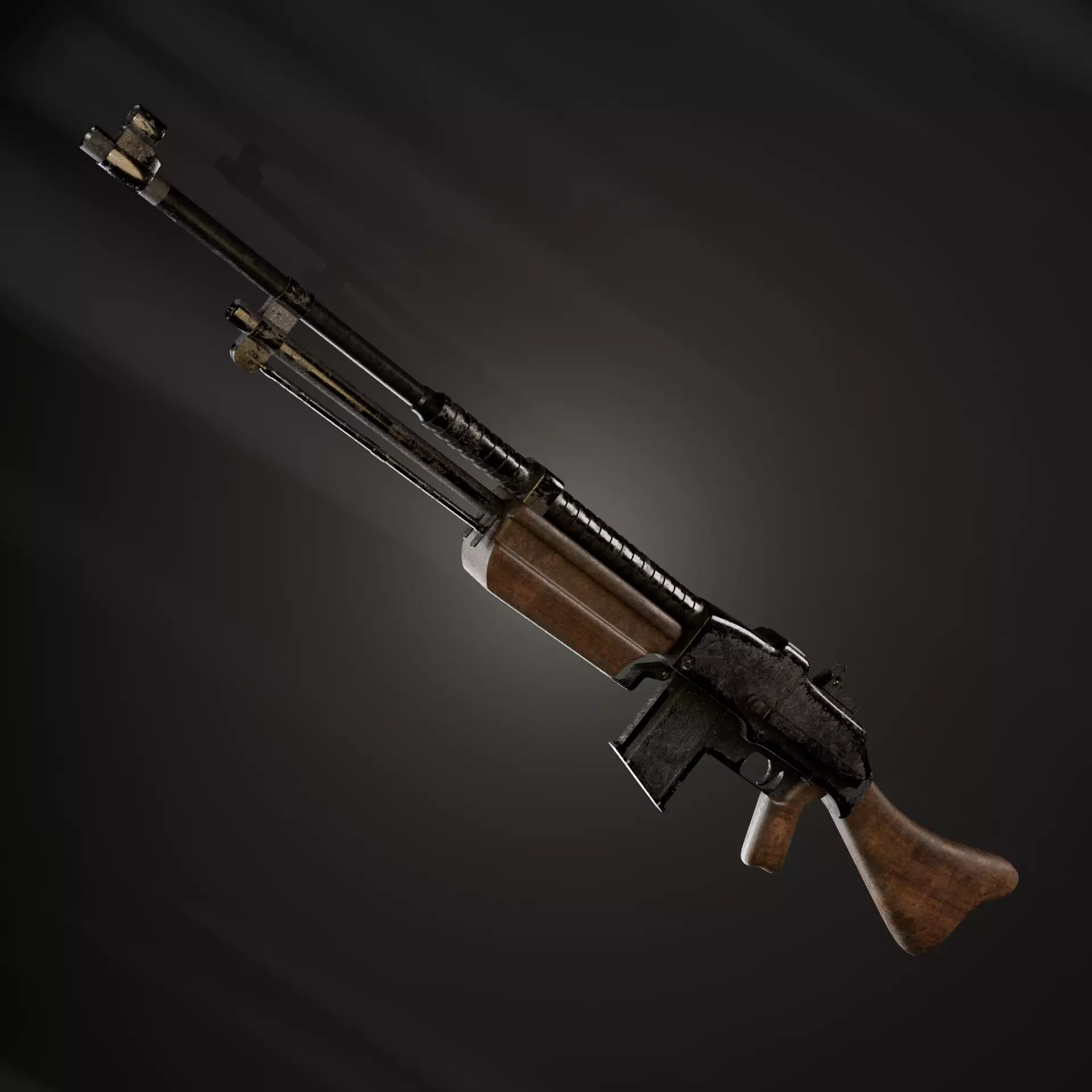 Browning wz 28 Rifle 3D model_3