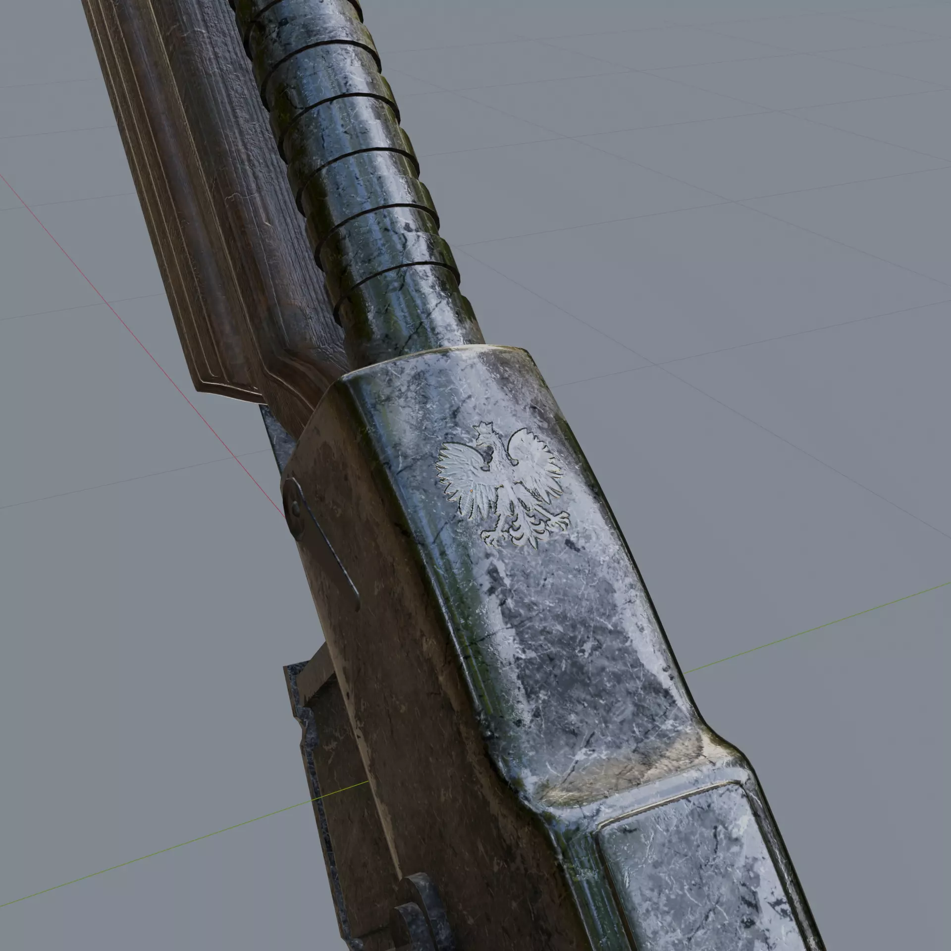 Browning wz 28 Rifle 3D model_2