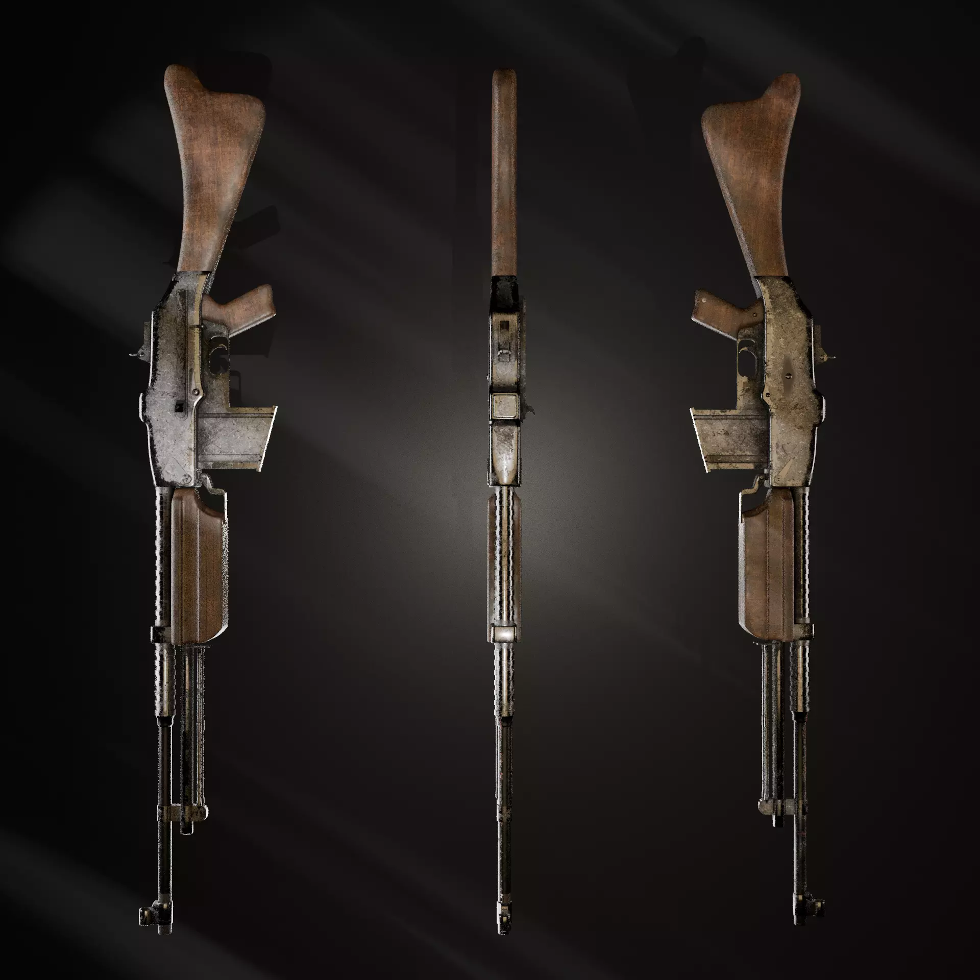 Browning wz 28 Rifle 3D model_1