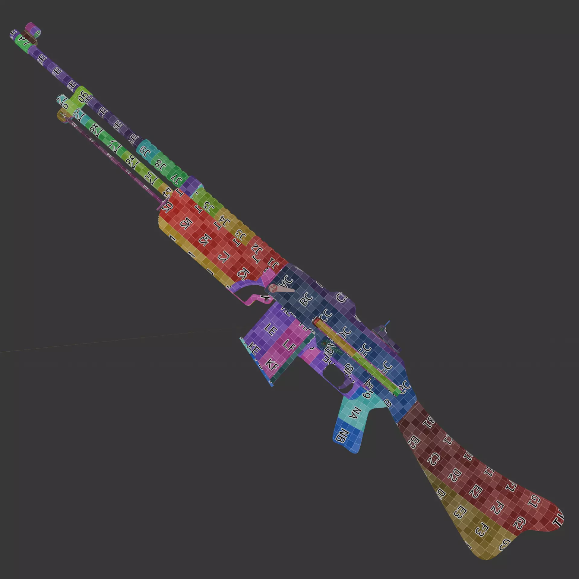 Browning wz 28 Rifle 3D model_7