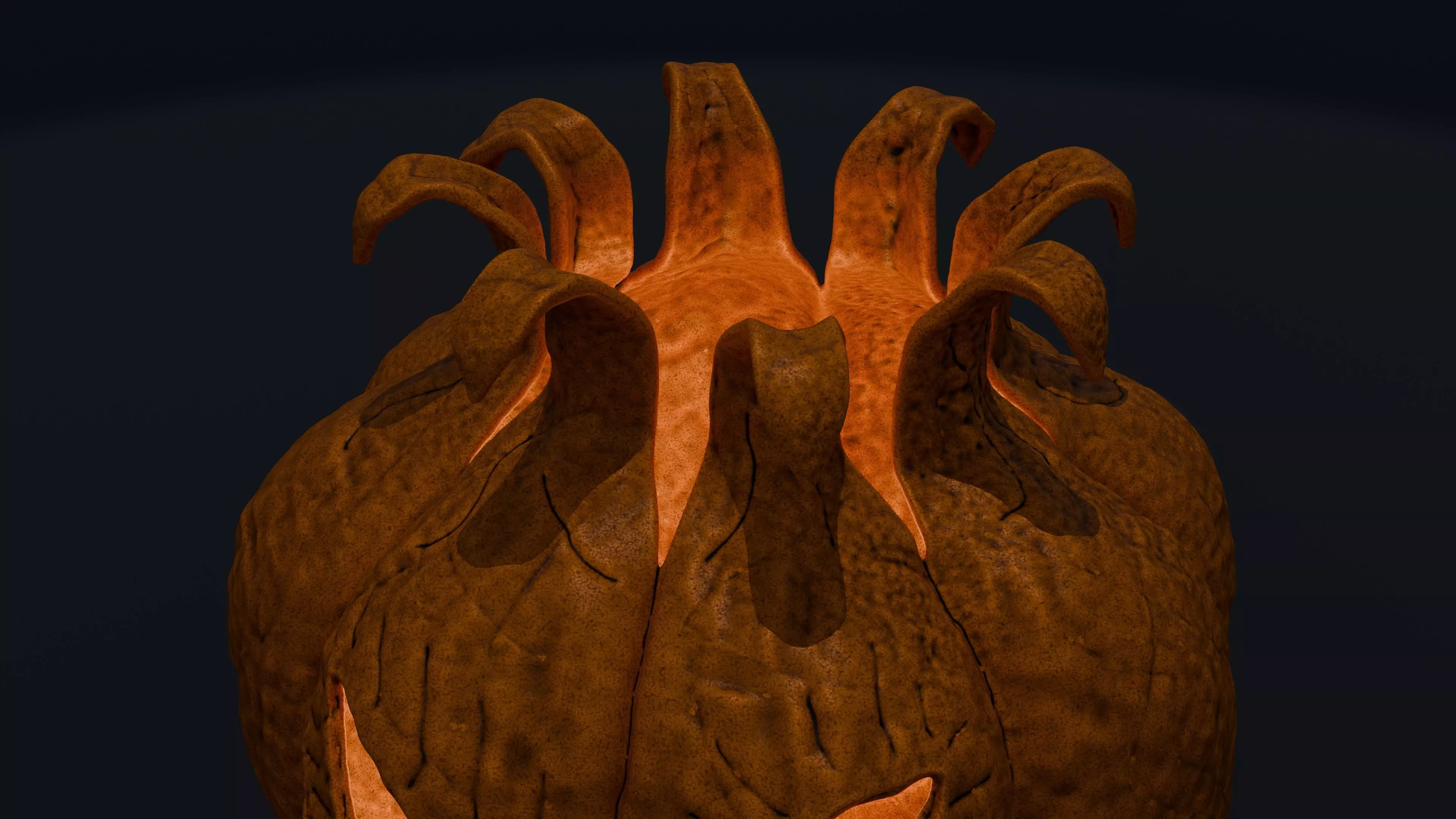 Pumpkin Crowned 3D print model_5