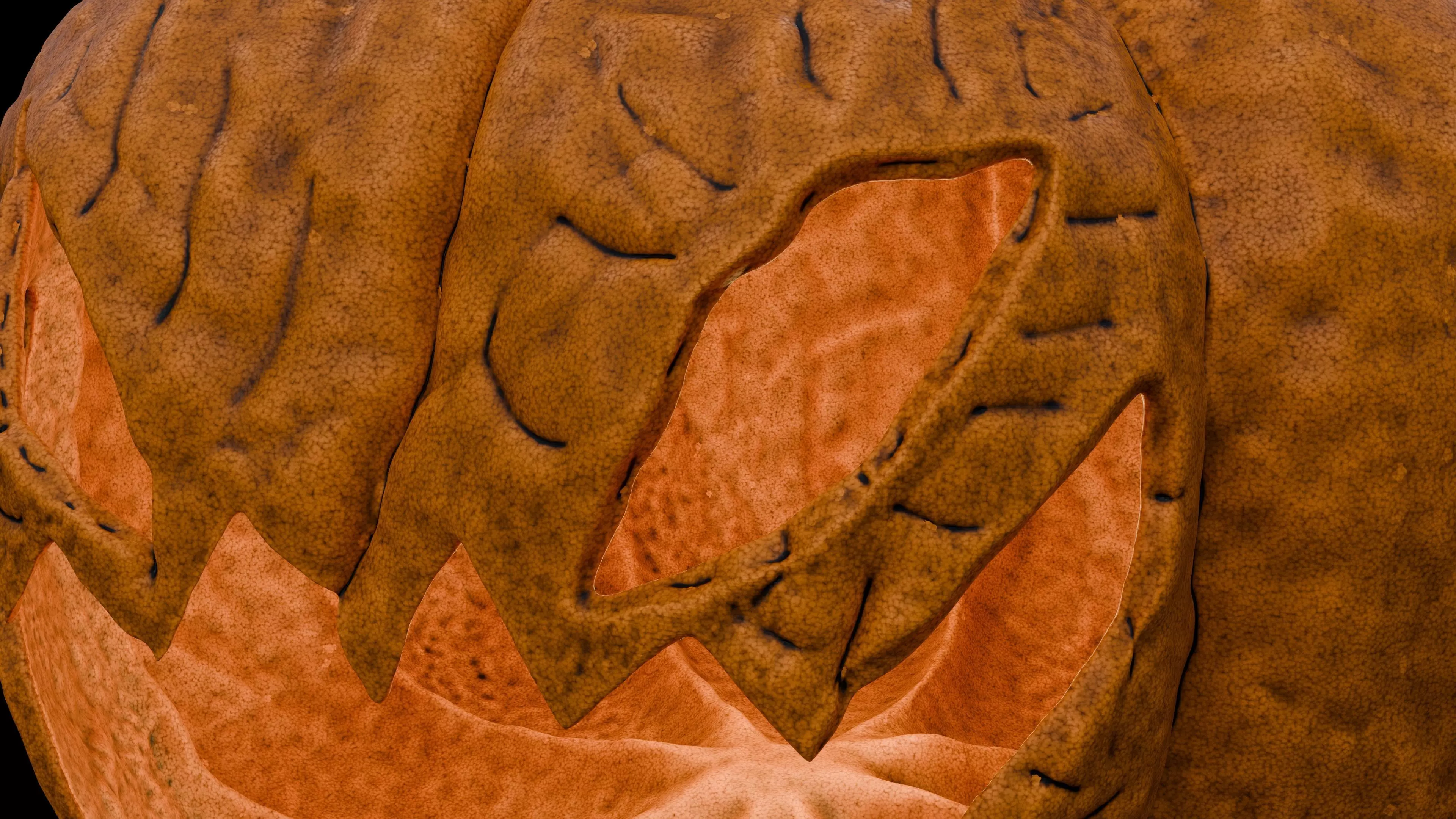 Pumpkin Crowned 3D print model_11