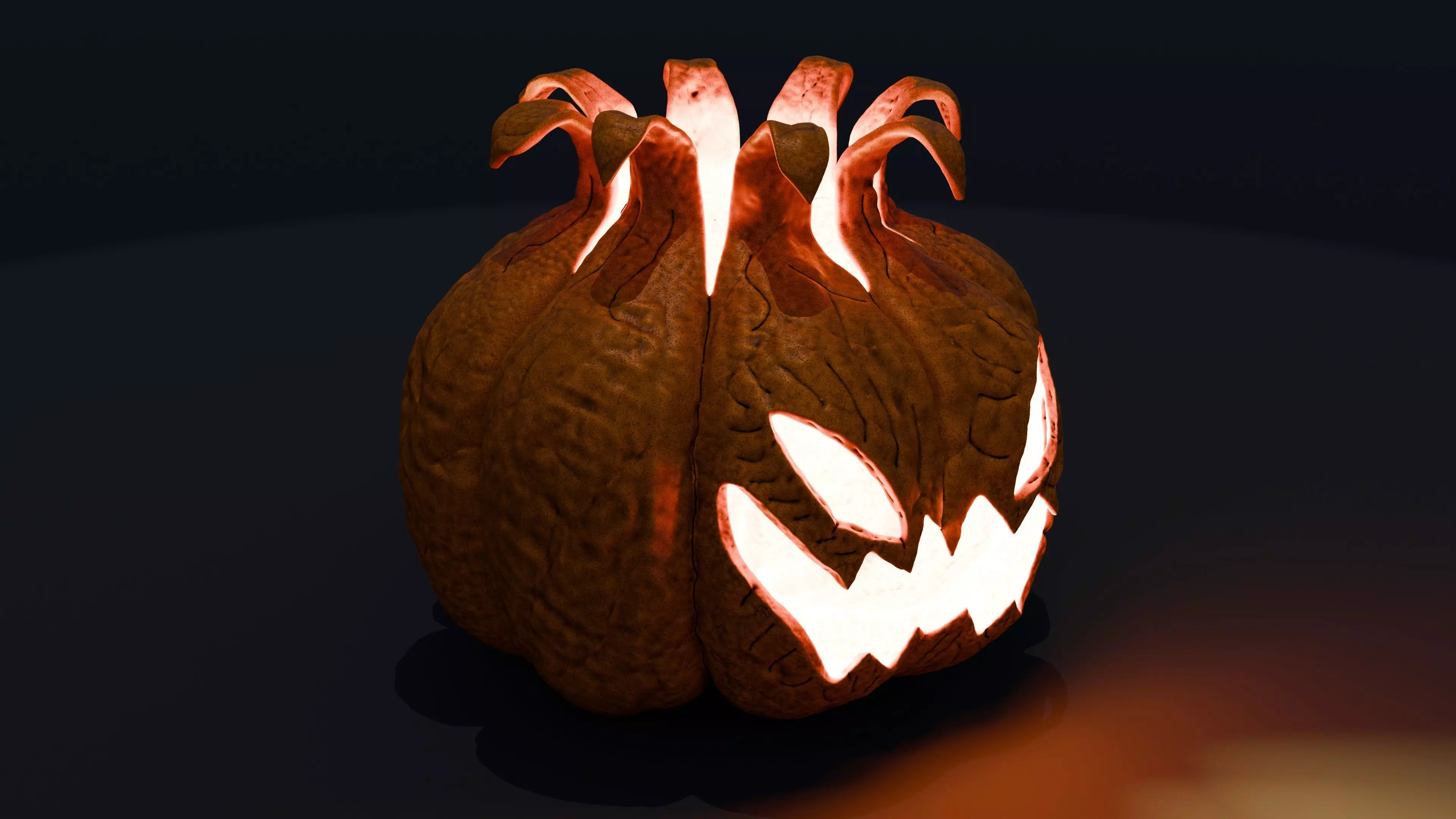 Pumpkin Crowned 3D print model_1