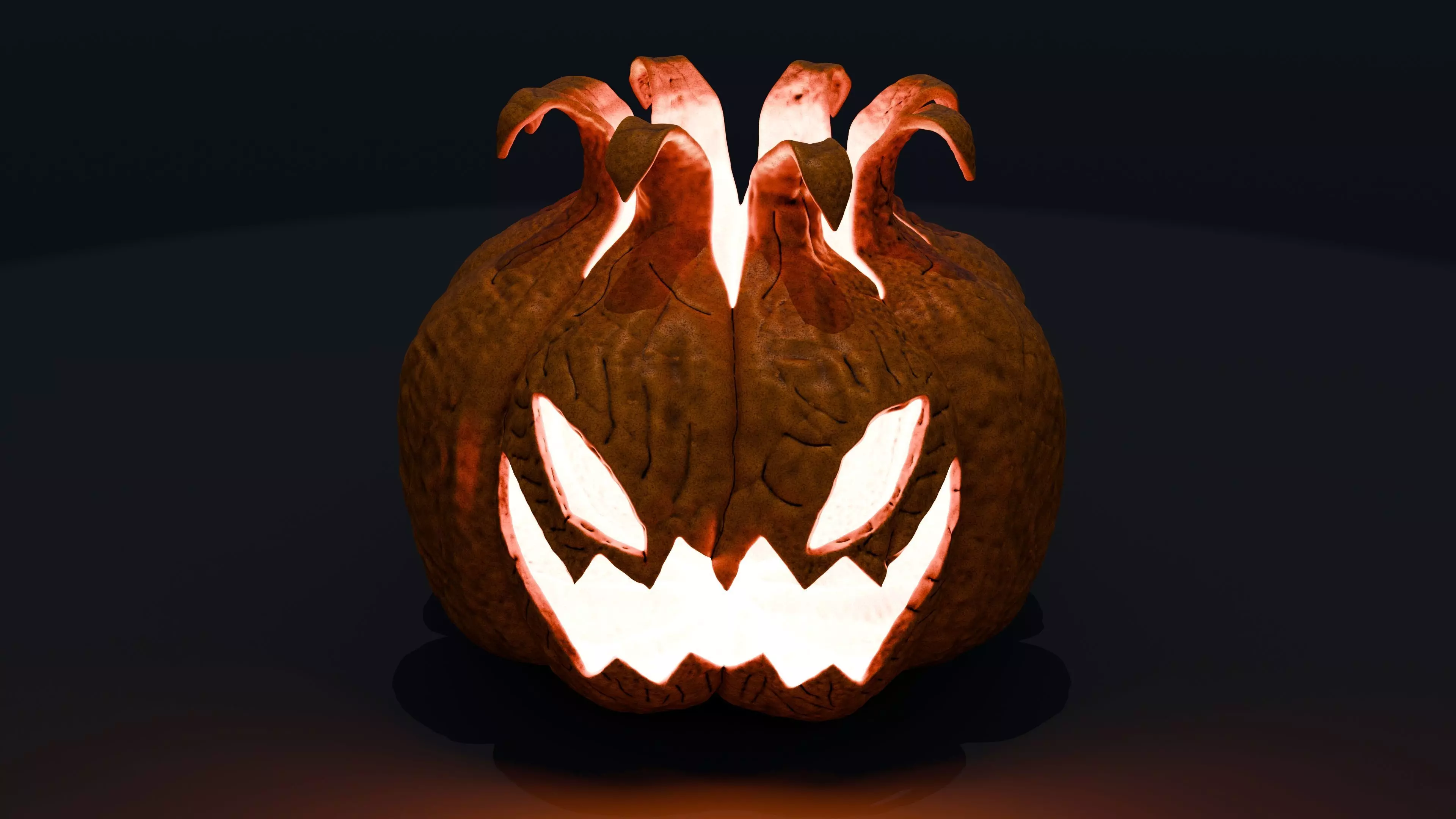 Pumpkin Crowned 3D print model_0