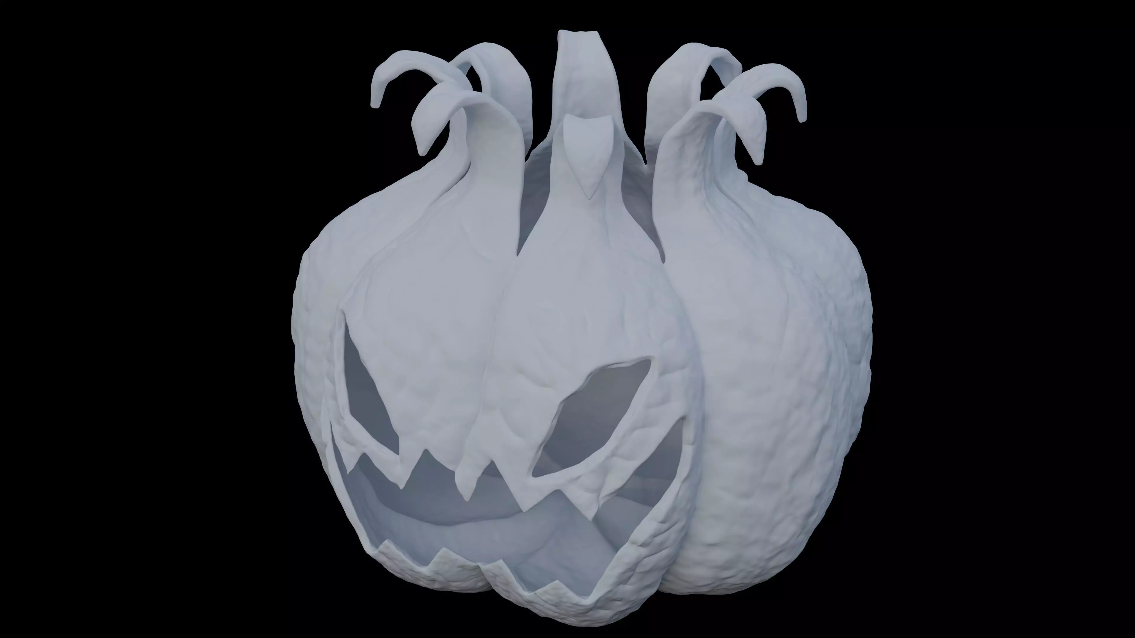 Pumpkin Crowned 3D print model_15