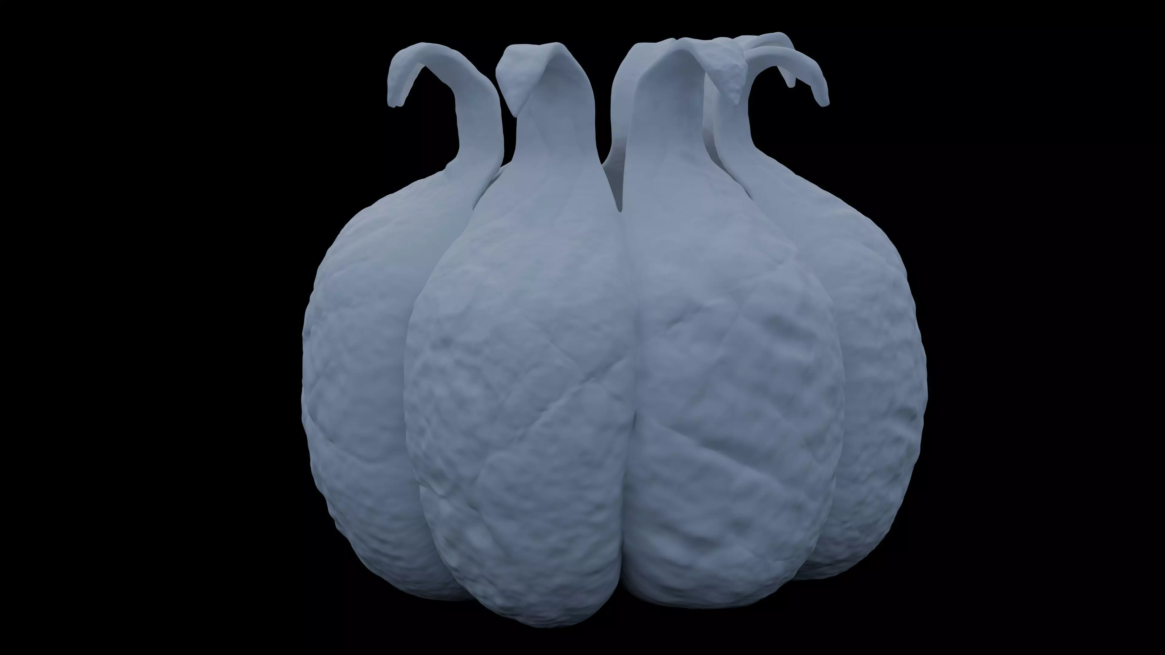 Pumpkin Crowned 3D print model_17